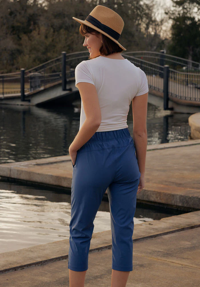 Nicole Crop Pants - Vintage Indigo - Image 9