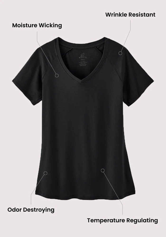Mia V Neck - Purple Wine - Image 8